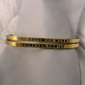 MantraBand Women’s Gold Bracelets - Set of 2